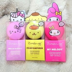 ⏬️CLEARANCE LIMITED EDITION🎉 The Crème Shop Sanrio Lip Balm Trio!